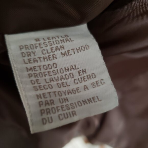 EUC JONES NEW YORK leather front zip lined pockets jacket in bombing brown (10) - Picture 2 of 8